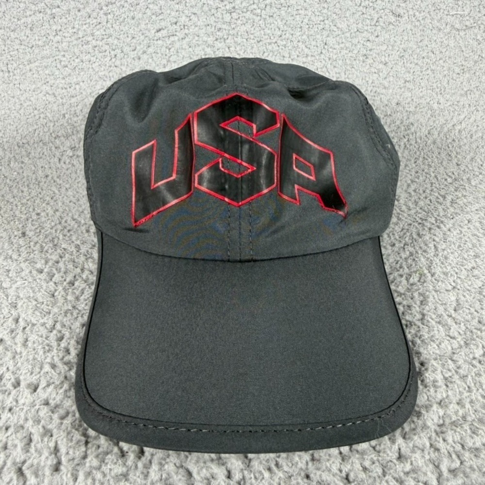 Nike Featherlight USA Olympic Team Unisex One Size Black Lightweight Strapback